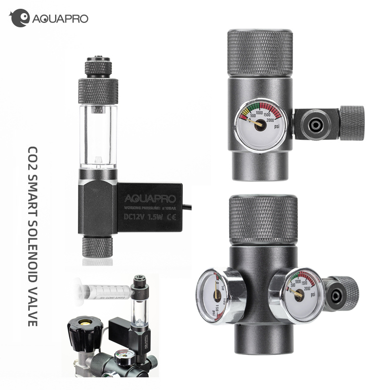 Glass Co2 Drop Checker - Aquarium Co2 Regulator Mini System Carbon