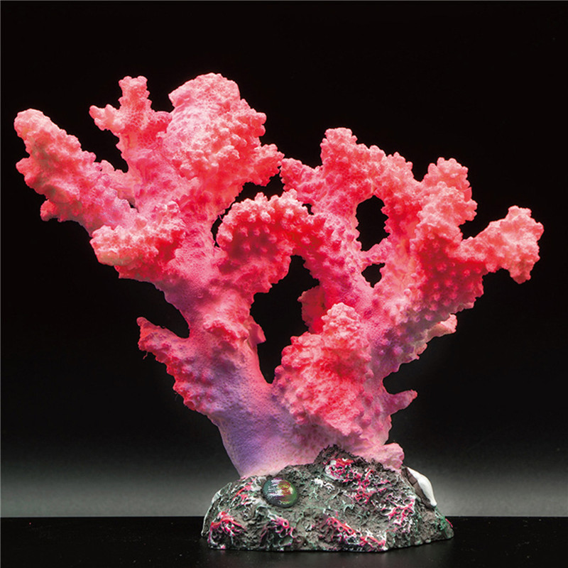 Non Planted Aquarium Fish - 1Pc Aquarium Artificial Resin Coral Sea