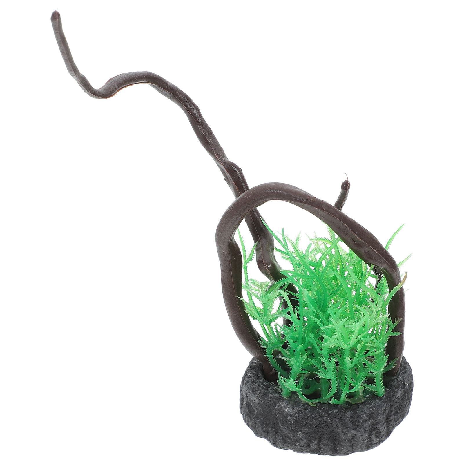 Non Planted Aquarium Fish - Realistic Artificial Aquarium Plants Set for