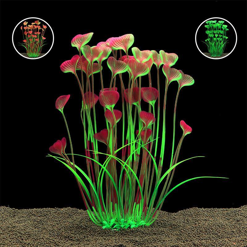 Non Planted Aquarium Fish - Artificial Aquarium Plants Lifelike Vivid Design