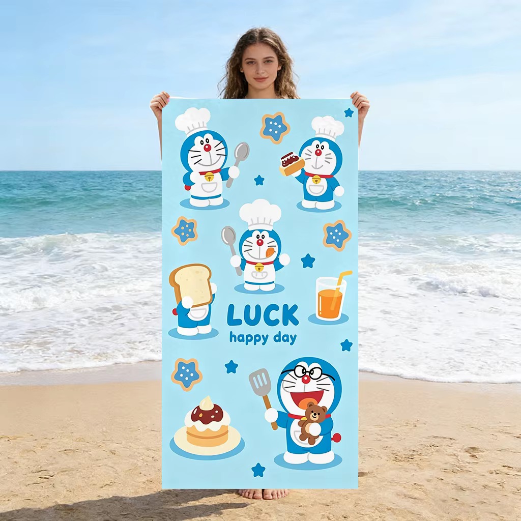 Doraemon Beach Towel Purple Gh - Aquarium Zombie recension och pris