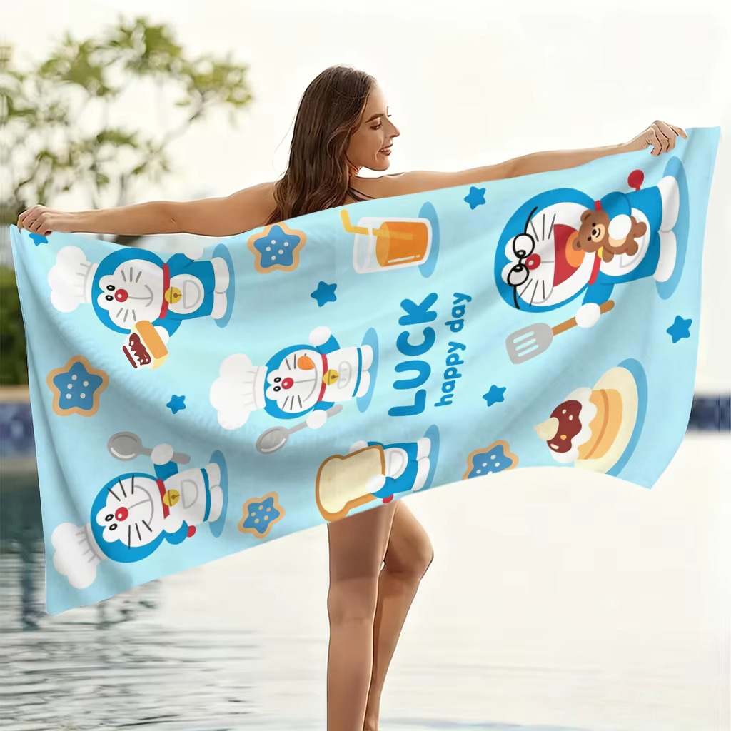 Doraemon Beach Towel Purple Gh - Aquarium Zombie recension och pris