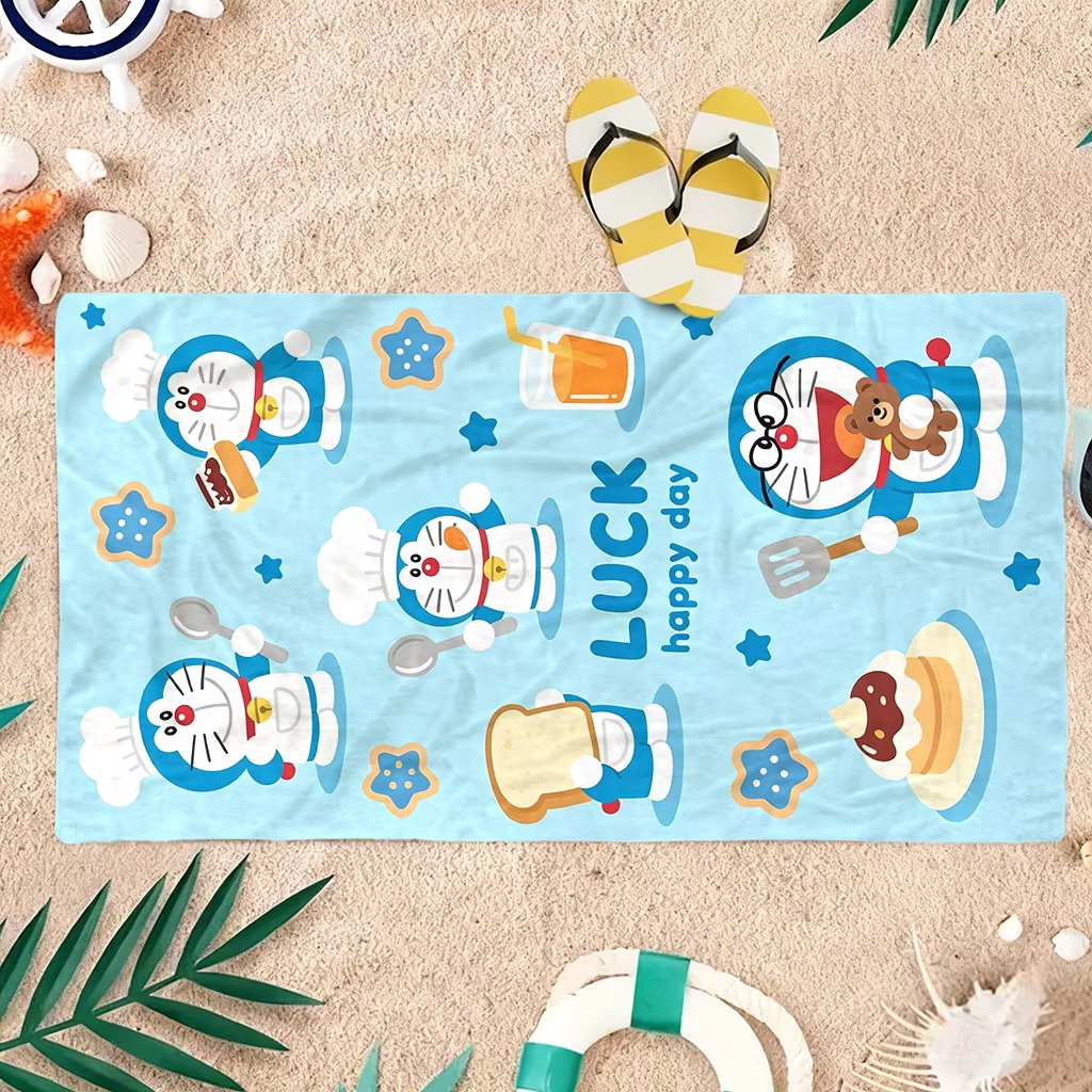 Doraemon Beach Towel Purple Gh - Aquarium Zombie recension och pris
