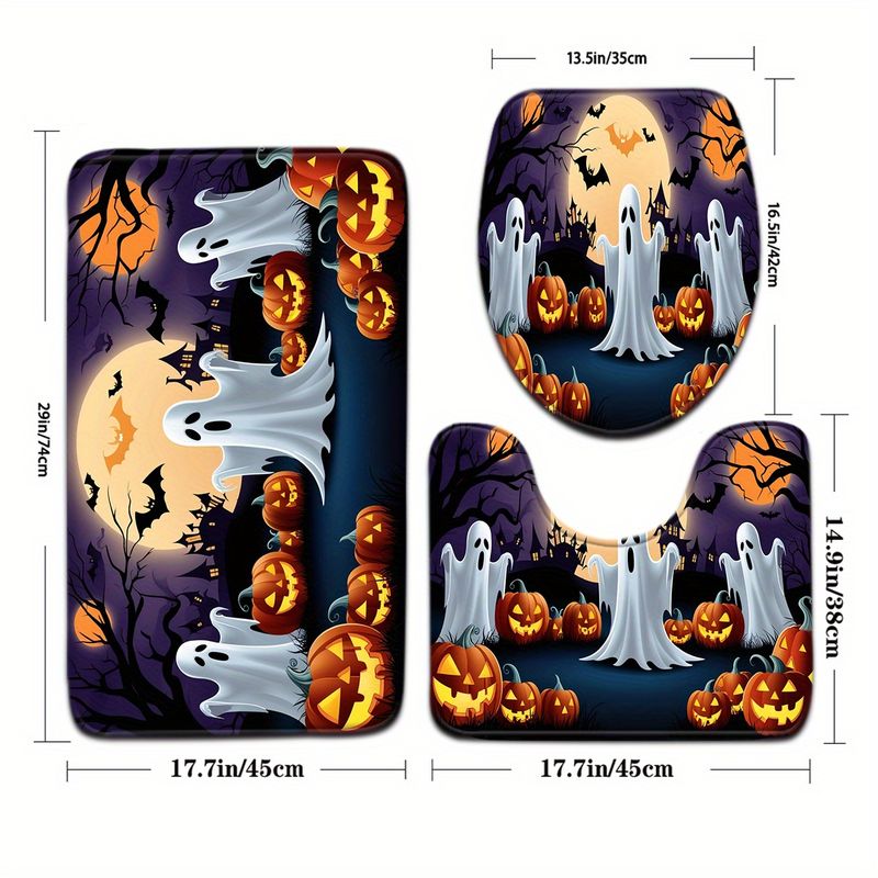 VIKAMA 3Pcs Halloween Toilet B - Aquarium Zombie recension och pris