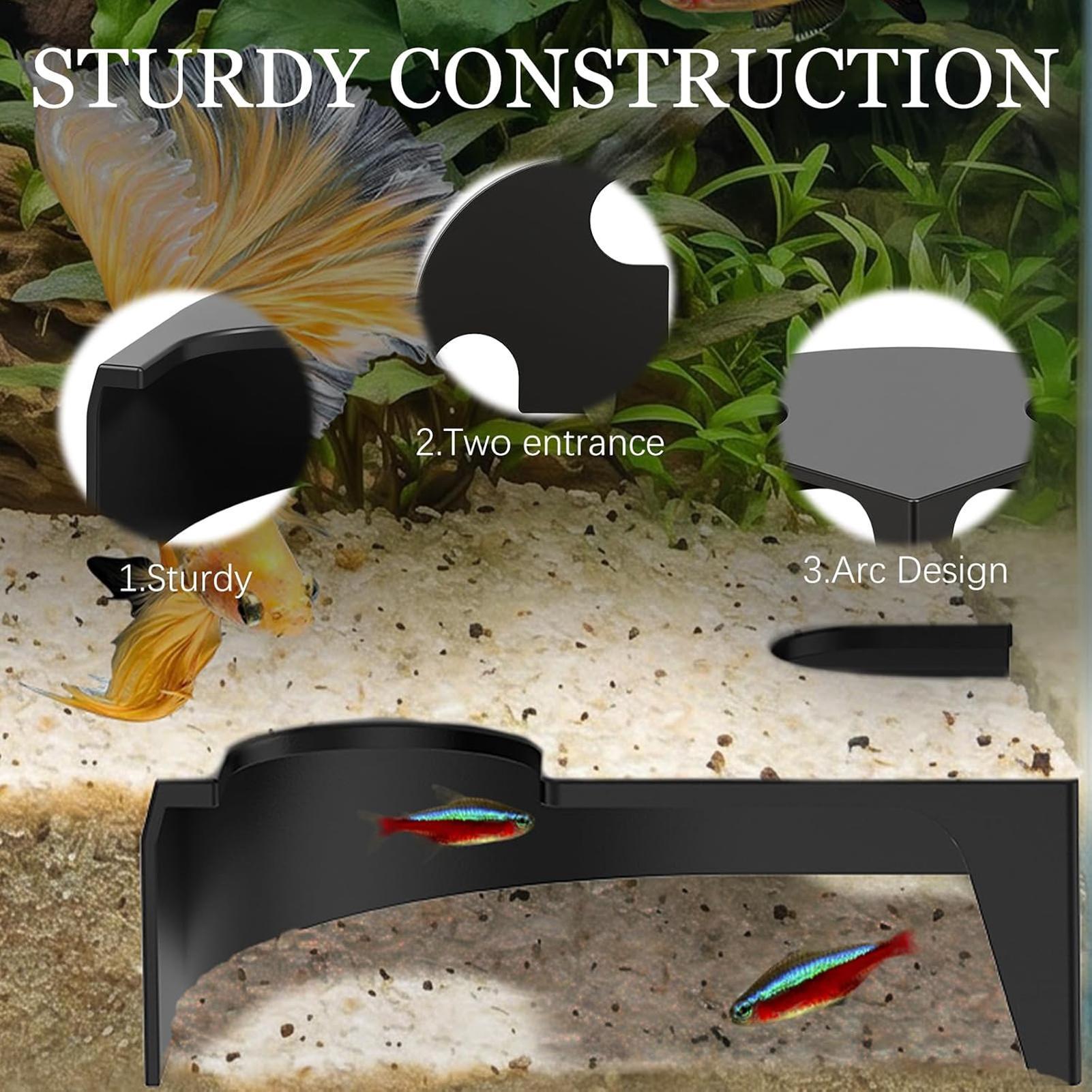 Fish Cave For Aquarium Landsca - Non Planted Aquarium Fish recension och pris