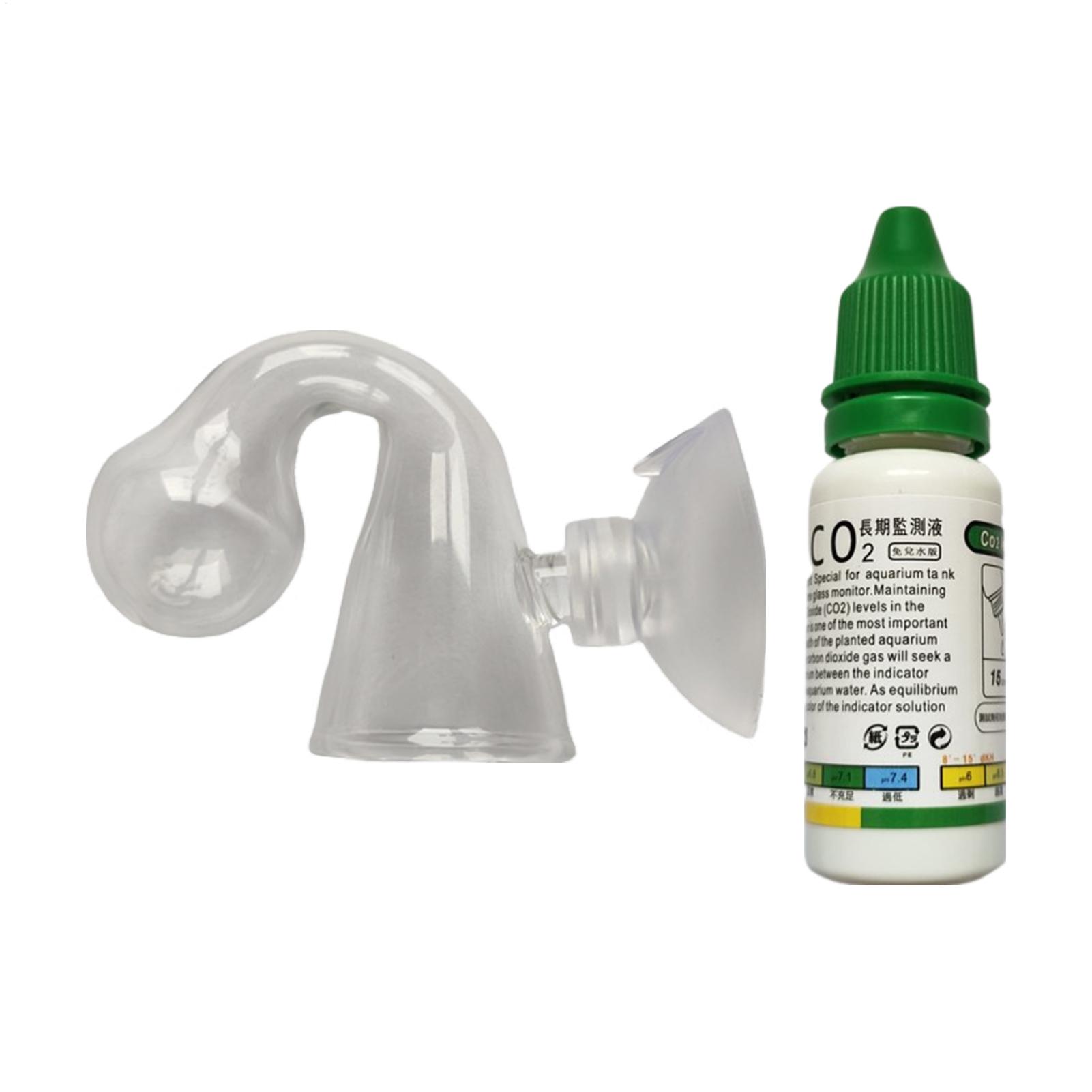 Aquarium CO2 Indicator Solutio - Glass Co2 Drop Checker recension och pris