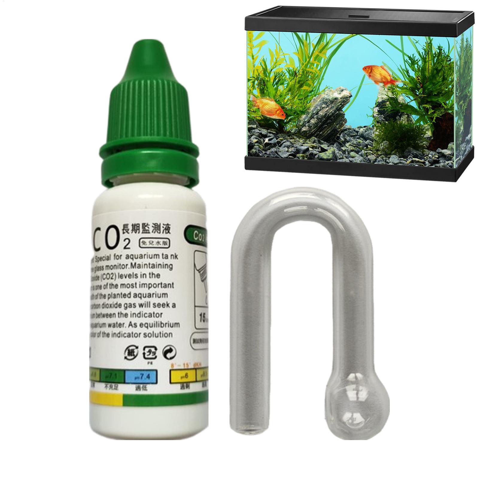 Aquarium CO2 Indicator Solutio - Glass Co2 Drop Checker recension och pris