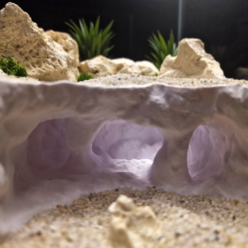 3D Printed Forked Cave Aquariu - Aquarium Plant Root Tabs recension och pris
