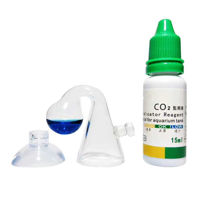 Aquarium CO2 Indicator DIY Fis - Glass Co2 Drop Checker recension och pris