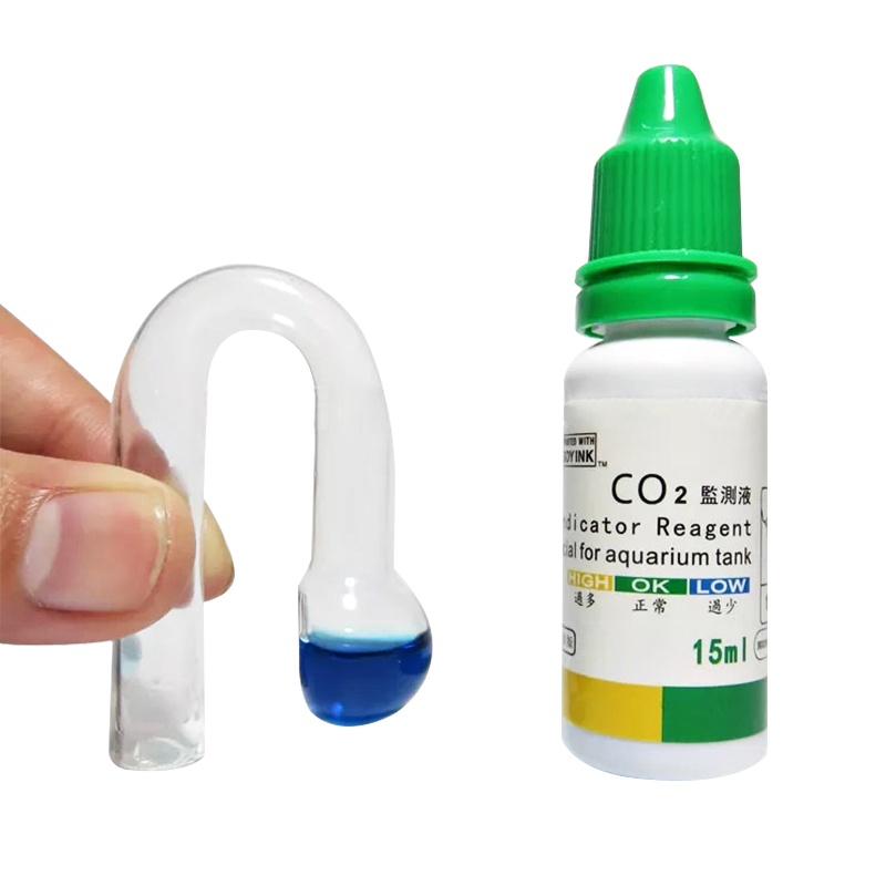 Aquarium CO2 Indicator DIY Fis - Glass Co2 Drop Checker recension och pris