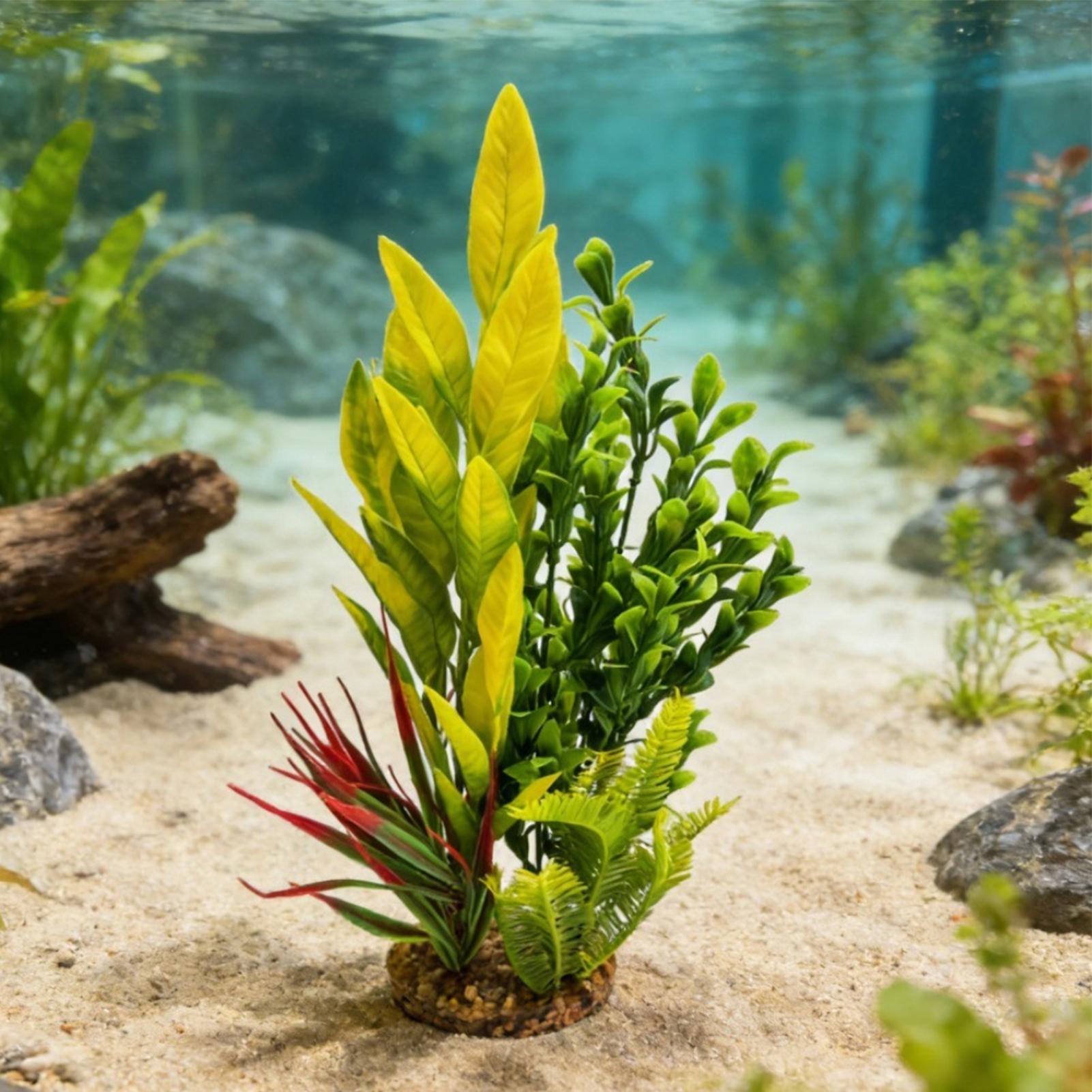 Aquarium Plants Artificial Shr - Planted Aquarium For Beginners recension och pris