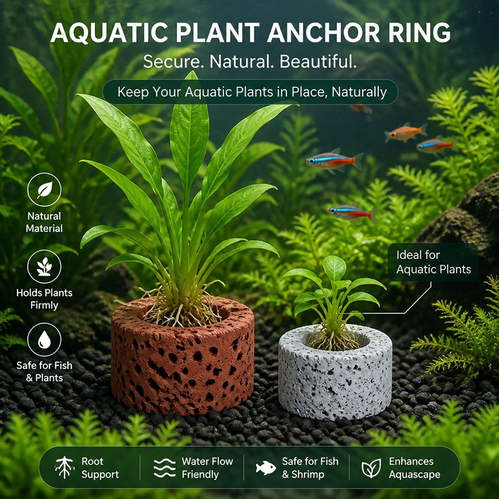 10Pcs Weighted Ring Aquatic Pl - Planted Aquarium Pictures recension och pris