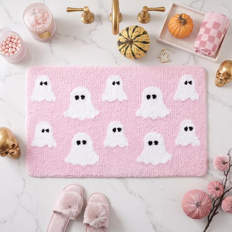 VIKAMA Cute Pink Ghost Bath Ma - Aquarium Zombie recension och pris
