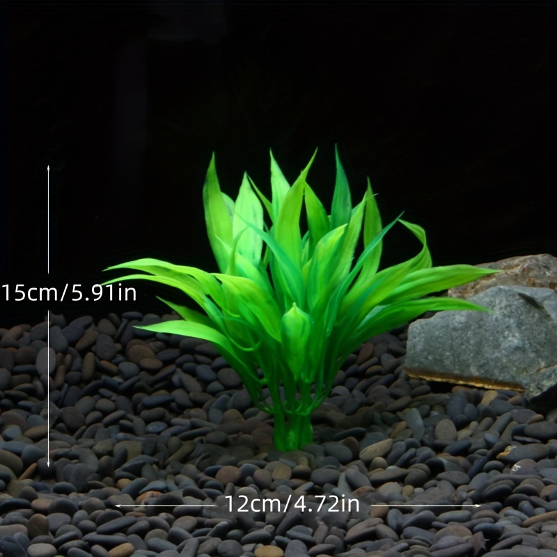 10pcs Artificial Aquatic Plant - Non Planted Aquarium Fish recension och pris