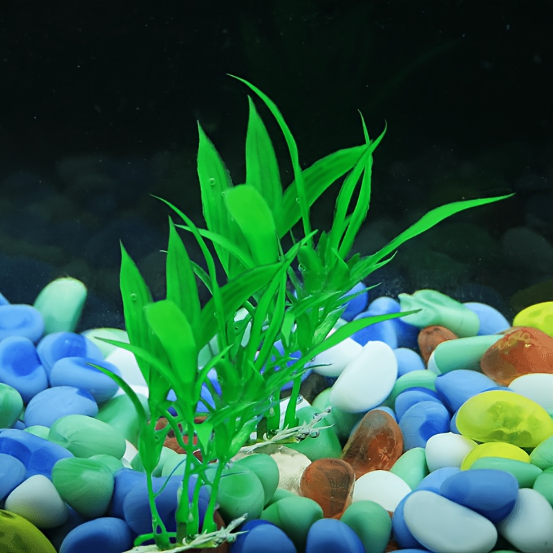 10pcs Artificial Aquatic Plant - Non Planted Aquarium Fish recension och pris