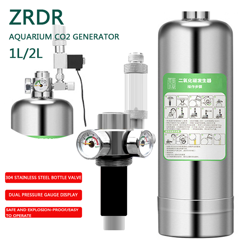 ZRDR Aquarium CO2 Generator Du - Glass Co2 Drop Checker recension och pris