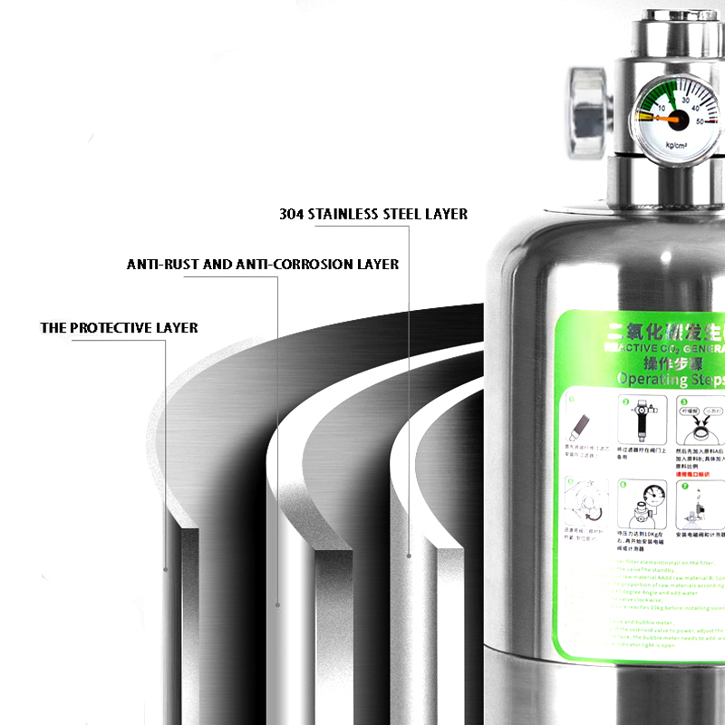 ZRDR Aquarium CO2 Generator Du - Glass Co2 Drop Checker recension och pris