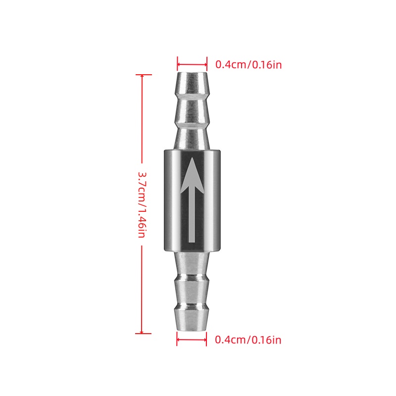 1pc 4mm Stainless Steel Aquari - Glass Co2 Drop Checker recension och pris