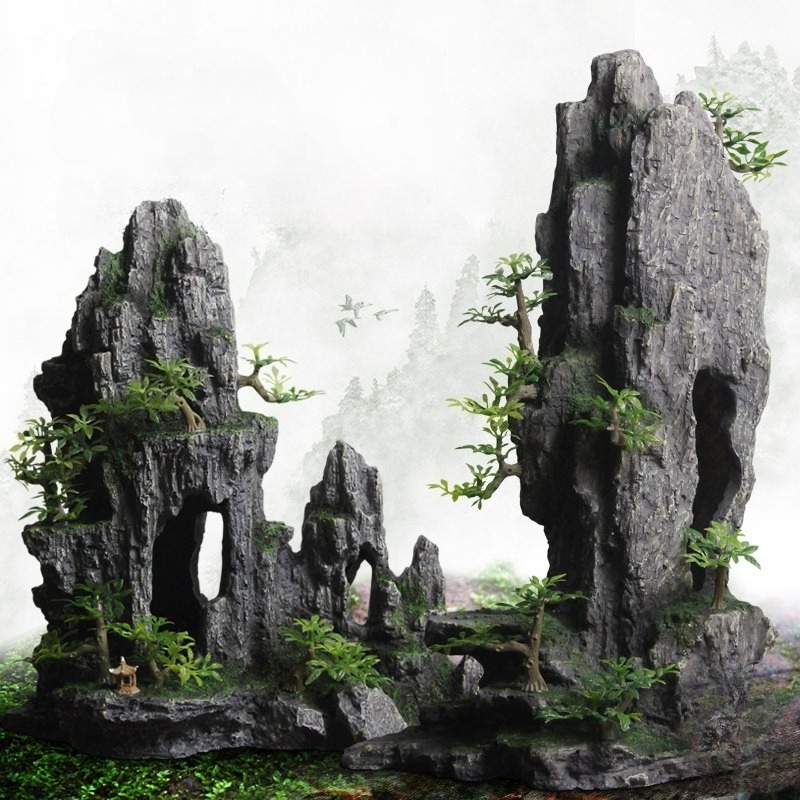 Aquarium Decor Stone Rockery C - Aquarium Plant Root Tabs recension och pris
