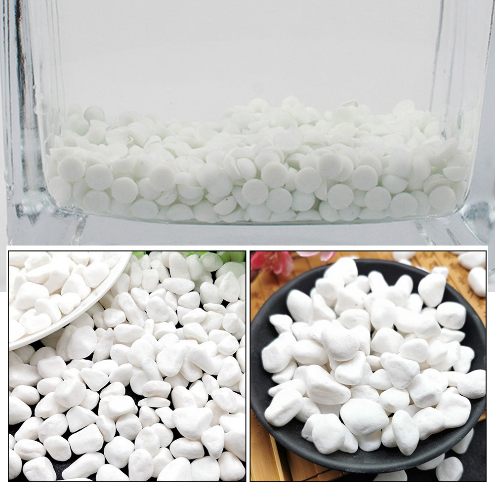 1Set Elegant White Decorative  - Planted Aquarium With Rocks recension och pris