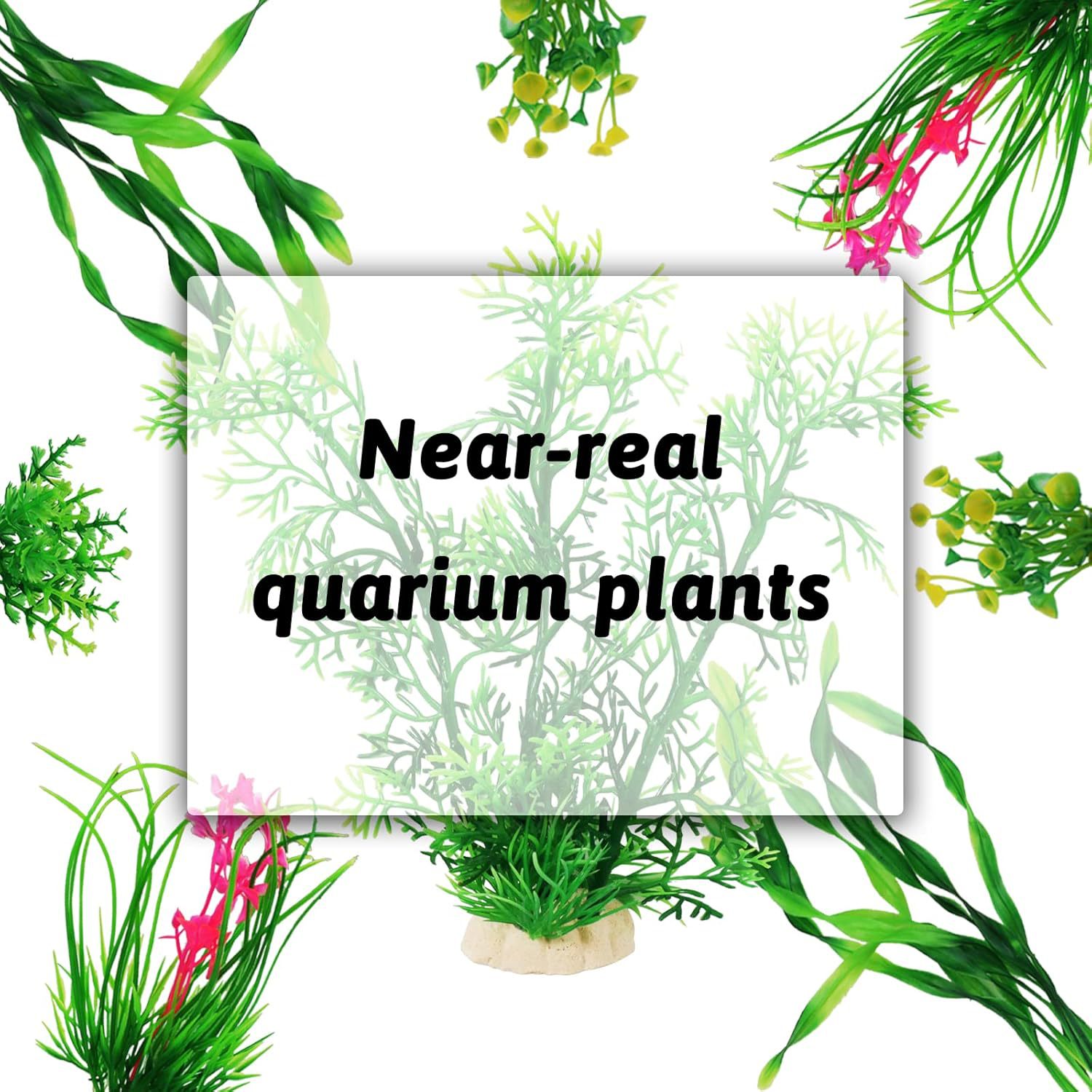 Artificial Aquarium Plants Set - Planted Aquarium For Beginners recension och pris