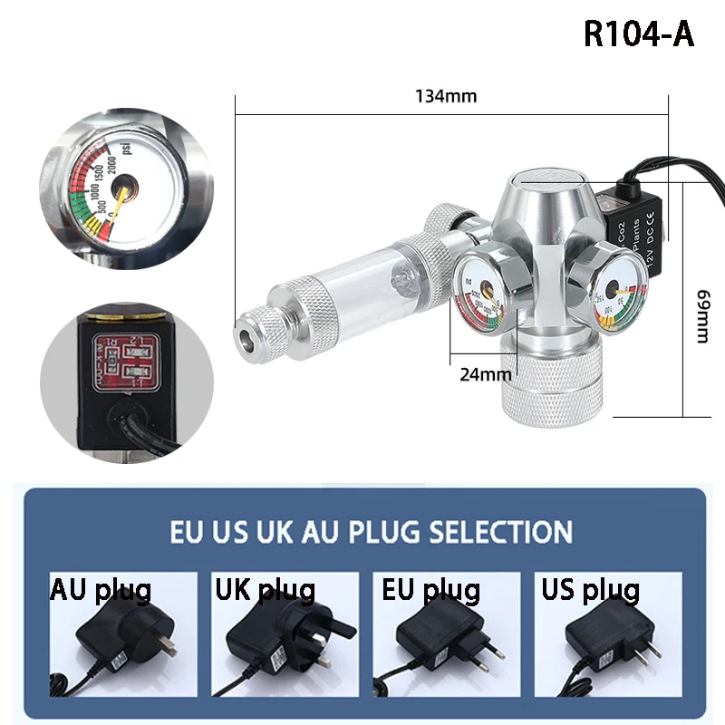 New DIY Aquarium CO2 Regulator - Glass Co2 Drop Checker recension och pris