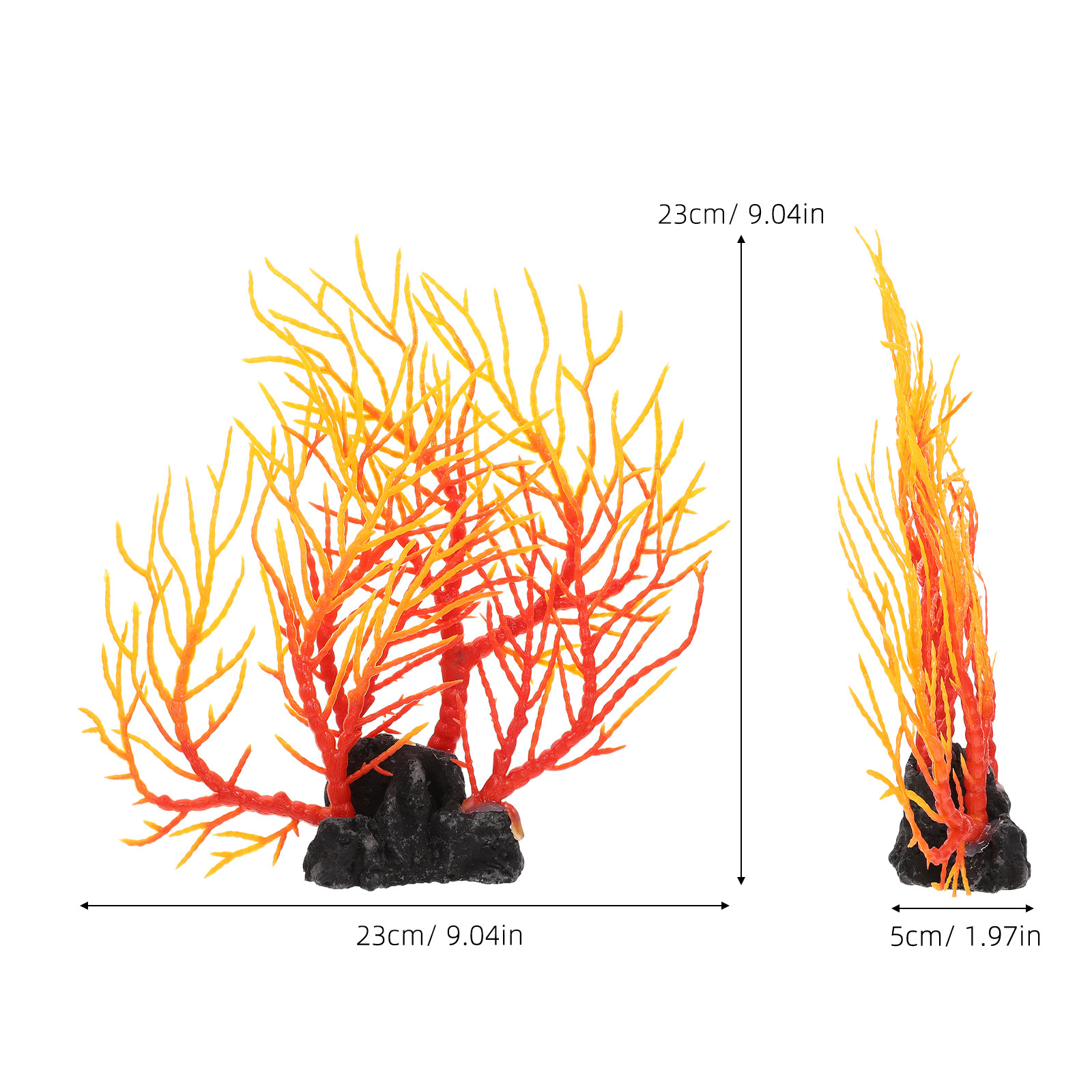 Realistic Artificial Aquarium  - Non Planted Aquarium Fish recension och pris